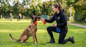 Dog Dominance vs. Discipline: Professional K9 Training Secrets 4 Marker training with a working dog reward