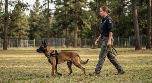Dog Dominance vs. Discipline: Professional K9 Training Secrets 2 a Handler and Malinois working calmly side by side