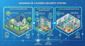 Diagram of layered family security