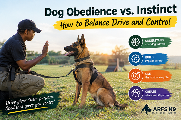 Dog Obedience vs Instinct