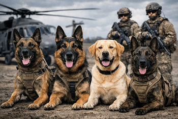 Breeds Used as Military Working Dogs
