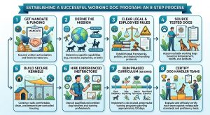 K9 training program 8-step process