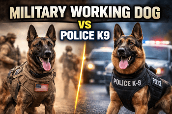 Military Working Dog vs Police K9