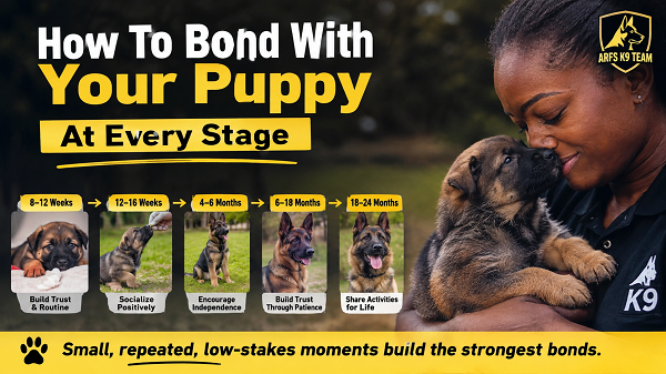 Bond With Your Puppy At Every Stage