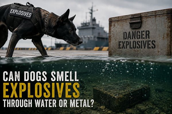 Can Dogs Detect Explosives Underwater