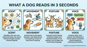 What a dog reads in 3 seconds