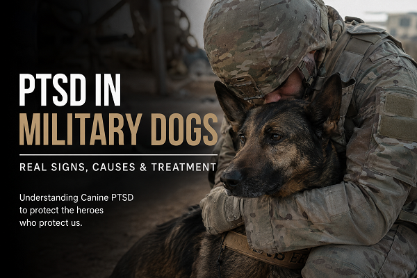 Military Dogs Signs of PTSD