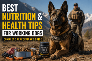 Nutrition and Health Tips for Working Dogs