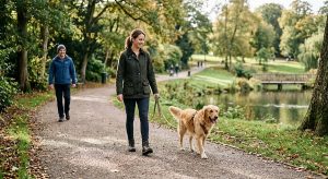 training aggressive dogs using distance and calm leash handling