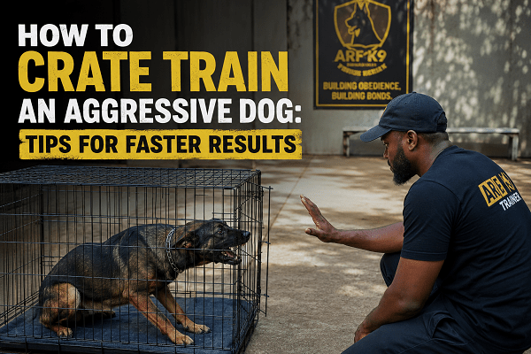 Crate Training aggressive dog