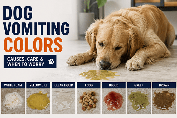 Dog vomiting color