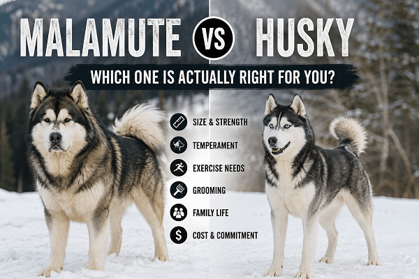 Malamute vs Husky