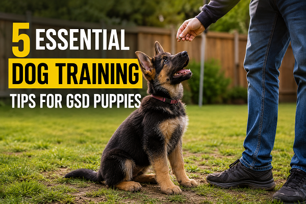 5 essential dog training tips