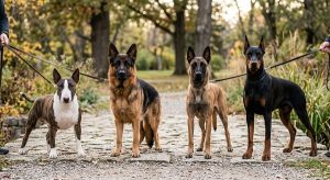 Bull Terrier vs protection dog breeds comparison