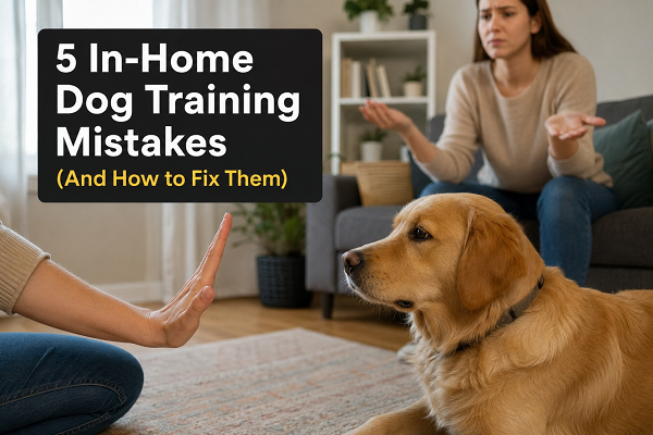 Common dog training mistakes at home