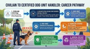 Dog handler training