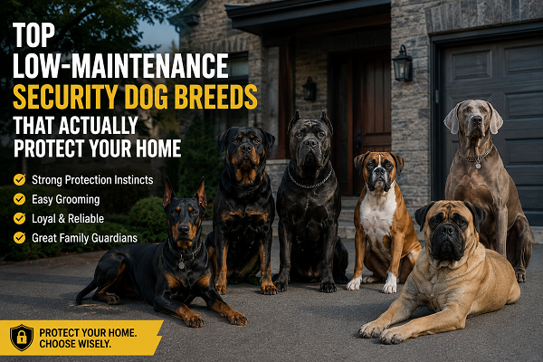 Guard dogs for home security