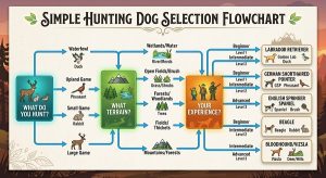 Hunting dog selection flow chart