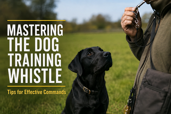 Mastering dog training with a whistle