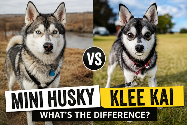 Mini husky vs Klee Kai comparison