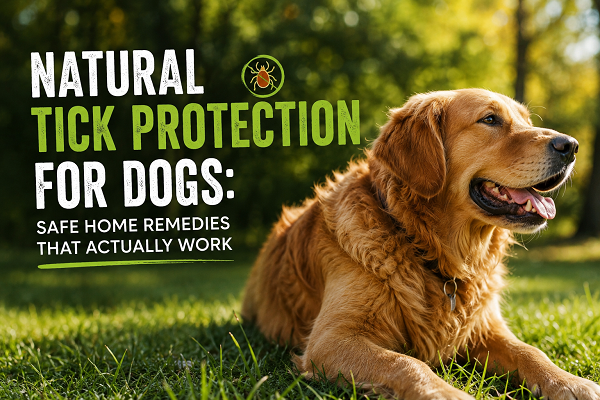 Natural tick protection for dogs
