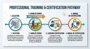 dog training and certification timeline