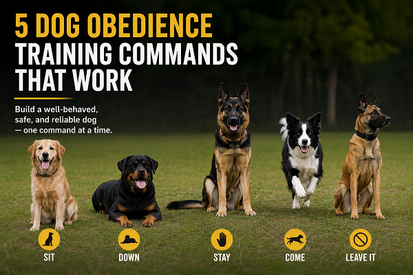 5 Essential Dog Training Commands