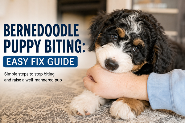 Bernedoodle Puppy Biting