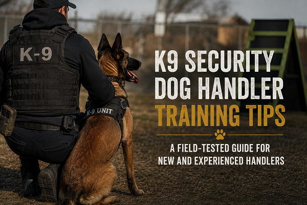 K9 Security Training in the Field