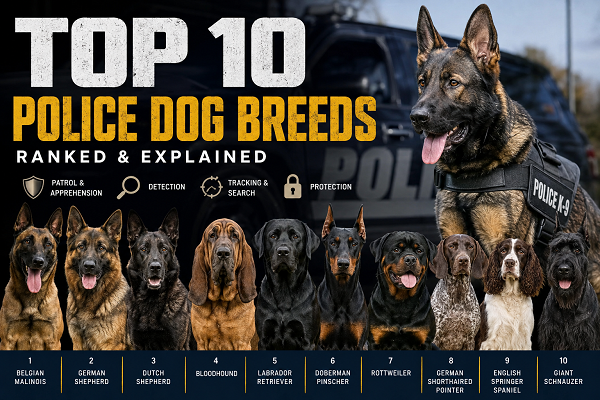 Top 10 Police Dog Breeds