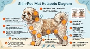 Where Shih-Poo coats mat most
