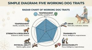 five traits of a working dog candidate