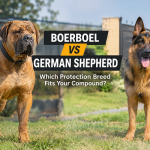 Boerboel vs German Shepherd Compound Protection