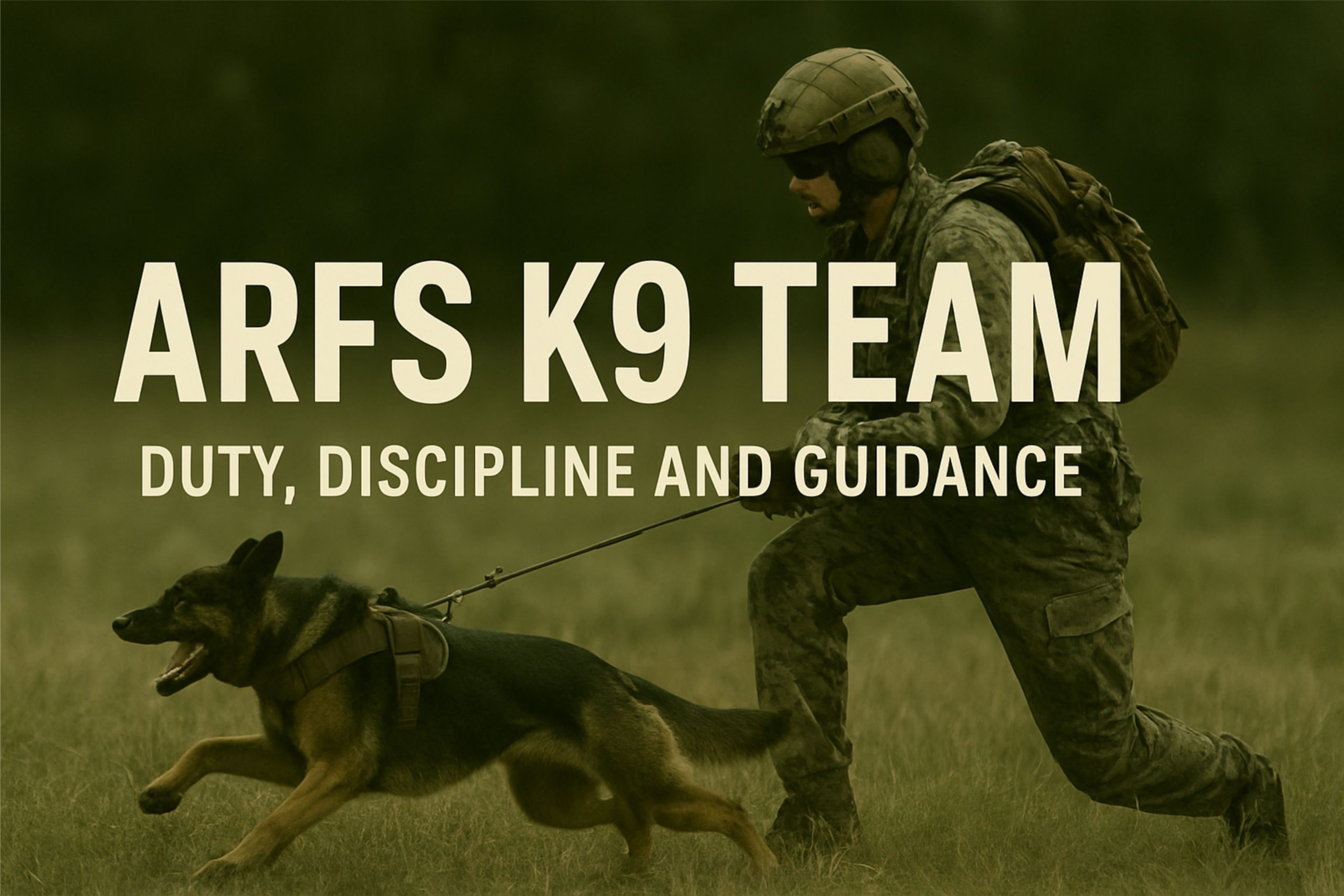 ARFS K9 TEAM NEWSLETTER