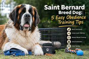 Saint Bernard Obedience Training Tips
