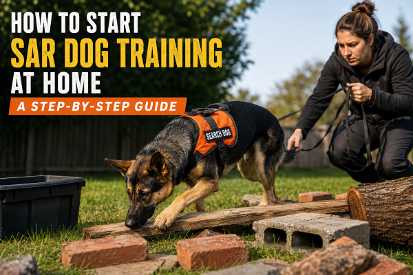 Search Dog Training at Home