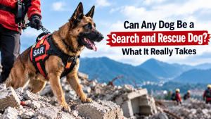 Search and Rescue Dog in Action