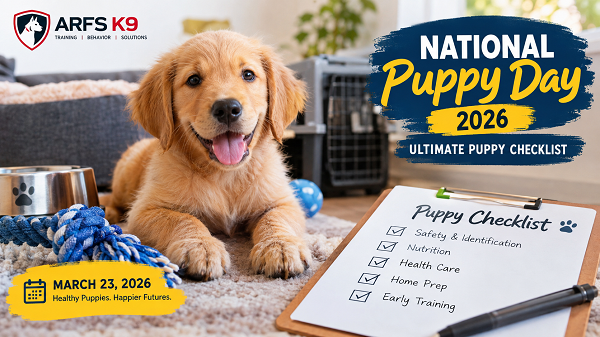 National Puppy Day Checklist